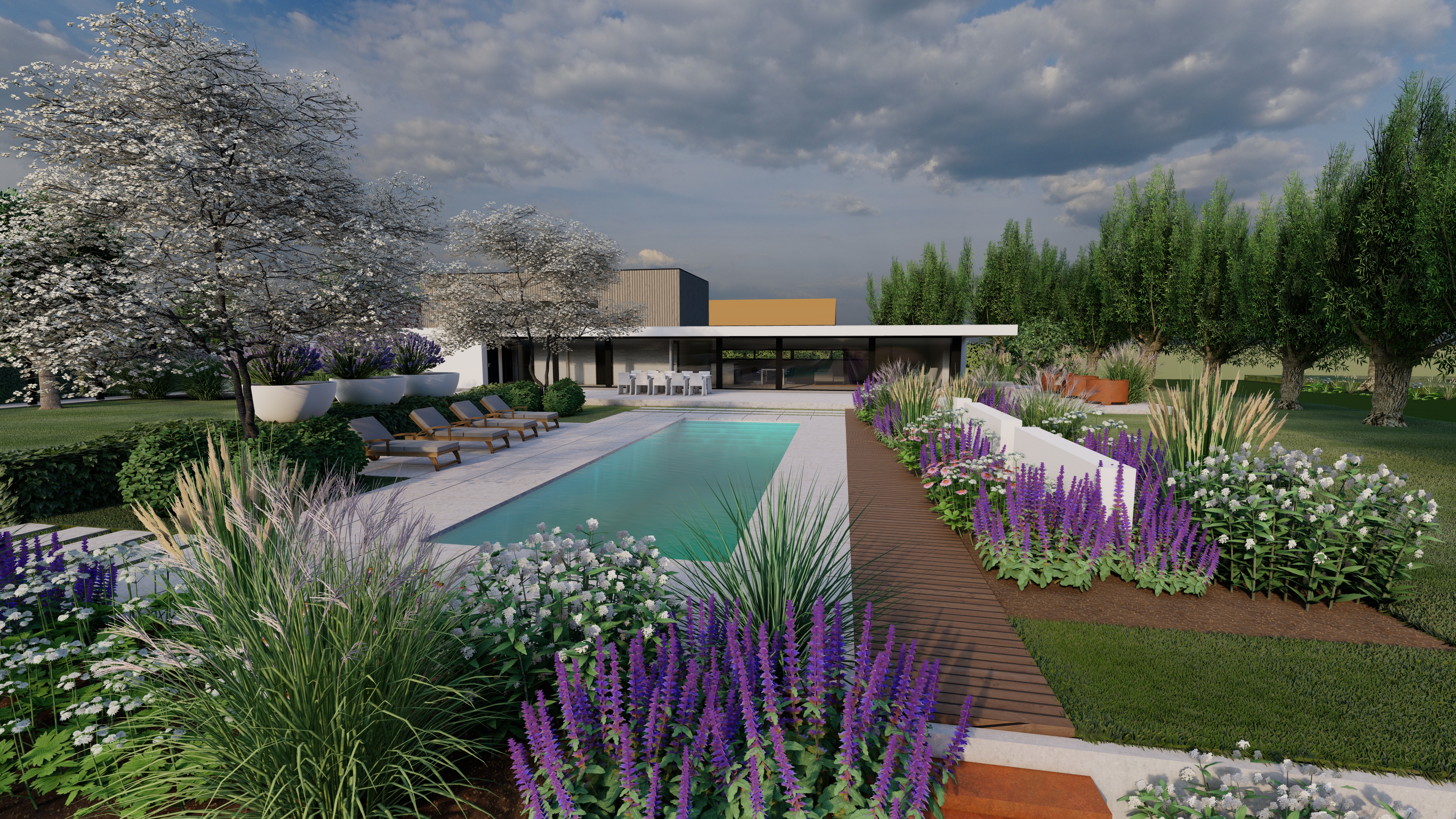 Pool im Gartendesign